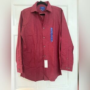 Apt. 9 Men's Red Microdot Button-Down Shirt